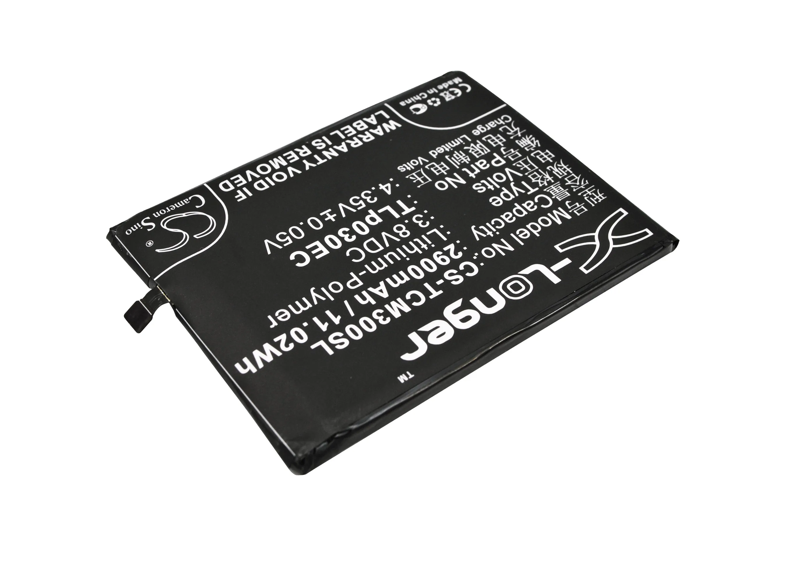Аккумулятор Cameron Sino 2900mAh TLp030EC для TCL 3 S M3G|cameron sino|battery forcameron sino battery |