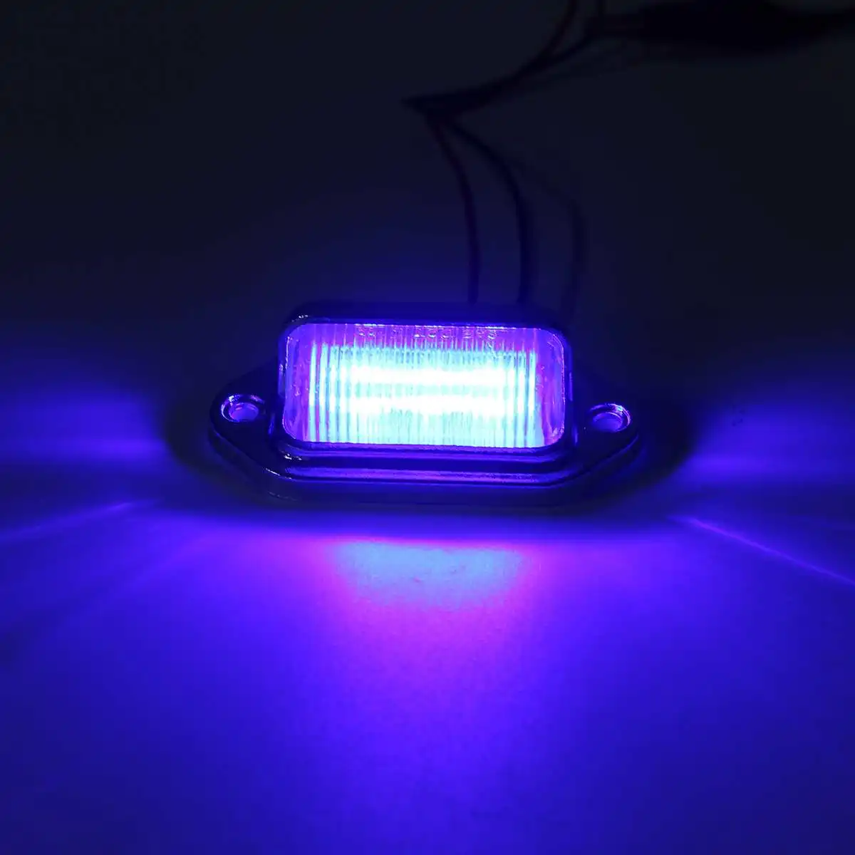 6LED номер тег номерного знака света Универсальный для лодки RV Грузовик Трейлер грузовики караван интерьер шаг лампа 10-30 в задний фонарь