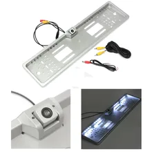 170 degree wide viewing angle Newest Car 16 LED Number Plate Frame Light Rear View Camera Backup Parking Reversing
