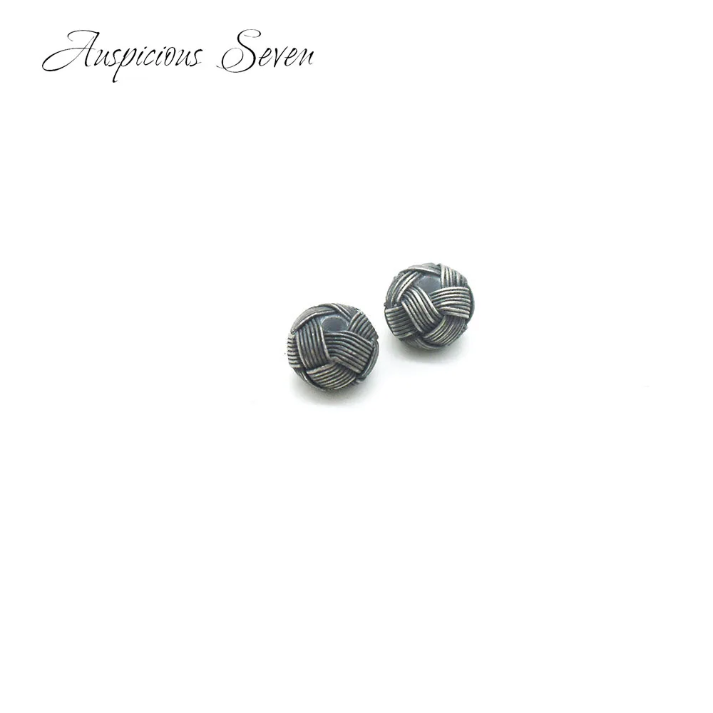 

Hand woven beads 2 pieces 1000 silver Islamic prayer beads/TSHWB-01