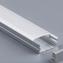 Высококачественный алюминиевый профиль с крышкой и торцевыми колпачками 2,5 м/шт. 20 шт./партия 3 года гарантии