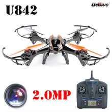UDI RC U842 6-Axis Gyro 2,4 ГГц Тысячелетнего Сокола, Квадрокоптер с дистанционным управлением с HD Камера-черный