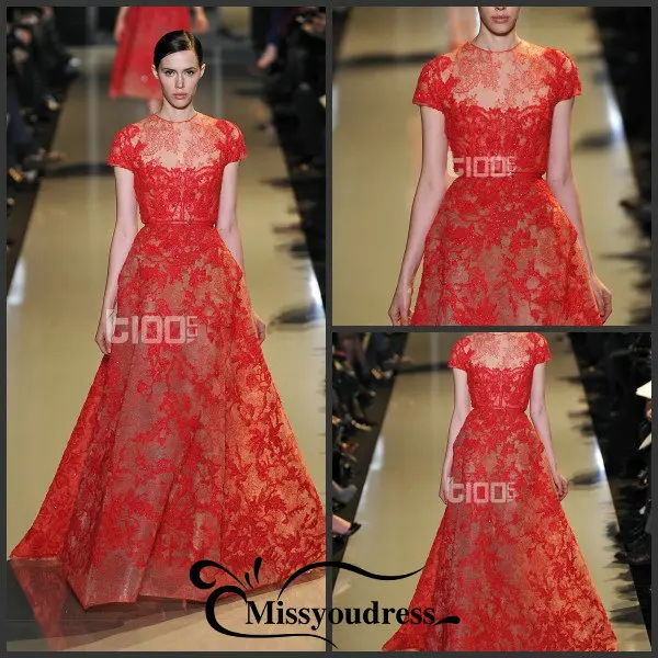 Elie Saab Red Evening Dresses