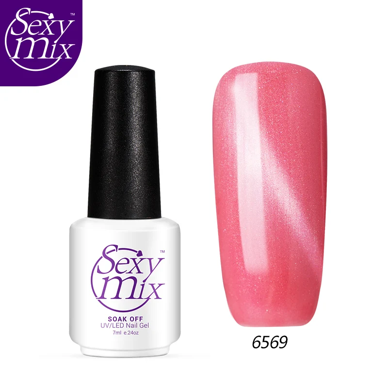 Sexymix НОВЫЕ Cat Eye Магнитный Гель Для Ногтей Лак Маникюрный Салон лак Стрик Краска