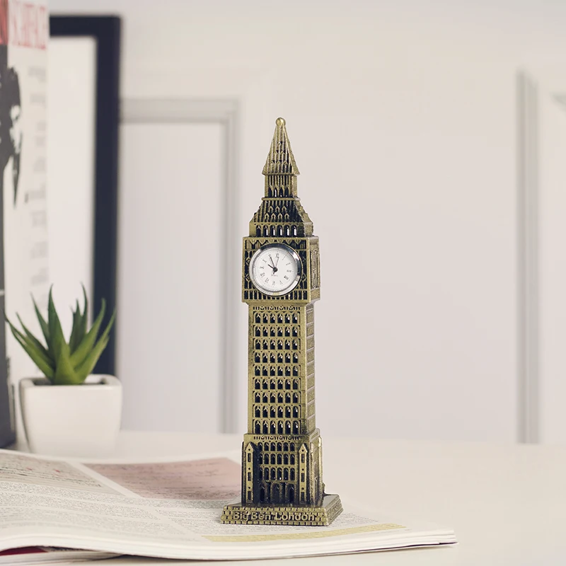 Goede Architectonisch model toerisme geschenken Bronzen Standbeeld Londen Landmark Model Metalen Beeldje Wereld Landmark Architectuur Home Decor