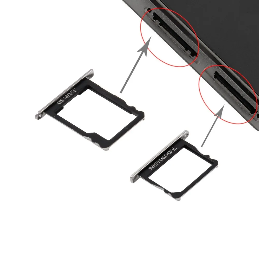 

H SIM Card Tray and Micro SD Card Tray for Huawei P8