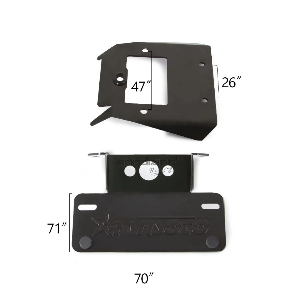 Мотоцикл предохранительный нейтрализатор рамка номерного знака Кронштейн держатель номерного для Honda гром 125 GROM125 MSX 125 MSX 125