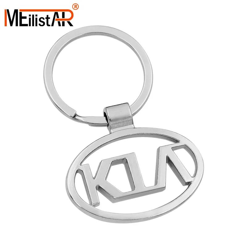 

1pcs 3D Metal Car Logo Keychain Car Key Chain Keyring for kia k5 k9 ceed cerato rio 3 rio 4 pican Car styling Accessories