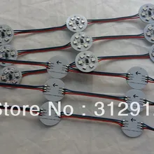 20 штук предварительно спаяны DC24V UCS1903 светодиодный pixe аксессуары; DC24V вход; 6 шт. 5050 SMD RGB LED, 1.44 Вт; 36 мм диаметр