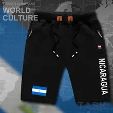 Мужские пляжные шорты в нигерийском стиле, новые мужские шорты для тренировок с флагом, на молнии, с карманами, для бодибилдинга