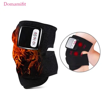 

Heat Knee Brace Wrap Heated and Vibration Massager Knee and Joint Pain Relief Wireless Massager Gifts for Mom/Dad/Men/Women