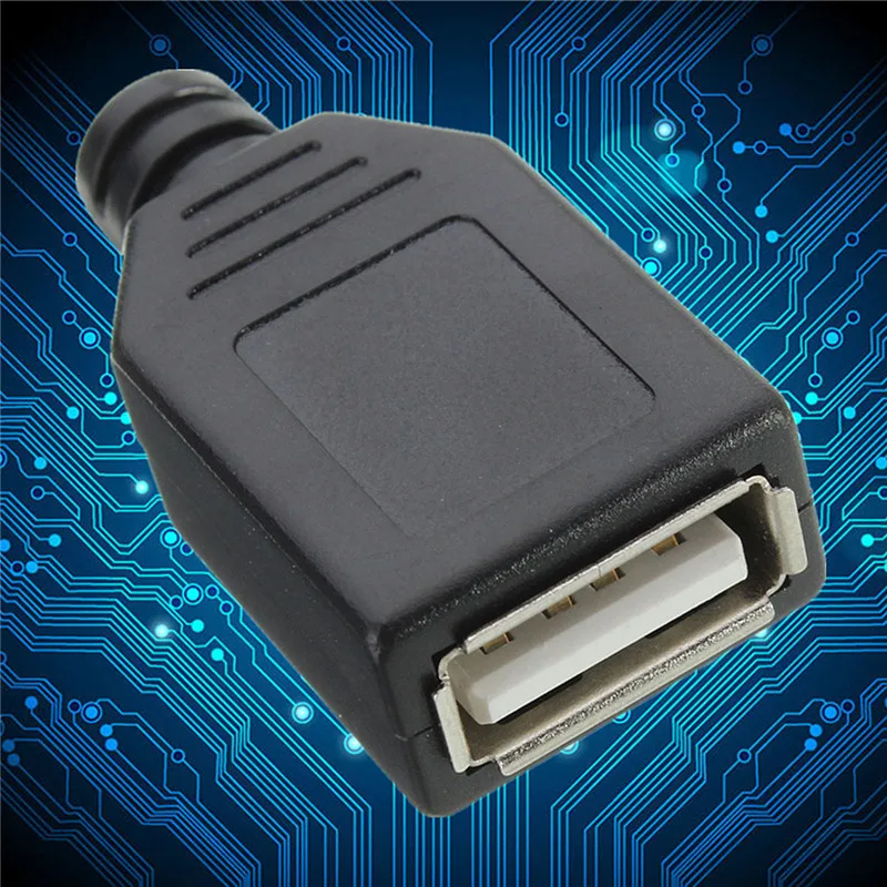 Новинка Высококачественная usb розетка 10 шт. 4 контактный разъем типа A и гнездовые