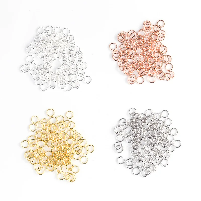 

20pcs 4mm 925 Sterling Silver Earrings Wholesale Jump Rings Jewelry Making Findings Components