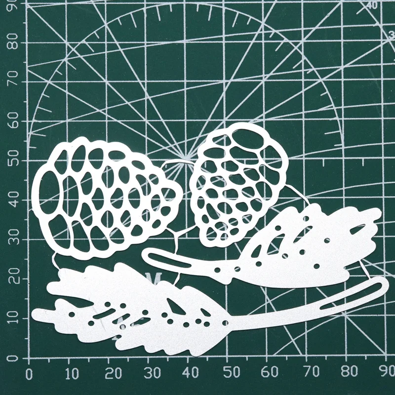 Металлические Вырубные штампы 4 шт. рождественские сосновые шишки скрапбук карты бумажные ремесленные трафареты с тиснением удар