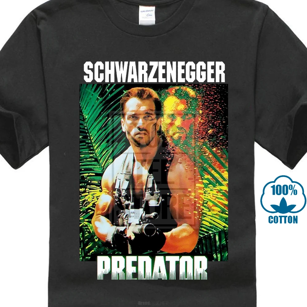 Predator V1 T Shirt Black Poster All Sizes S 5Xl-in T-Shirts from Men's Clothing on Aliexpress 