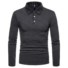 MISSKY осень весна мужская рубашка Повседневная рубашка с длинным рукавом одноцветная рубашка приталенный пуловер Топы