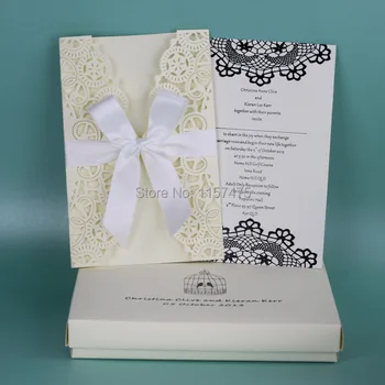 

HI3013 - Hot Sale Laser Cut Wedding Invitation Cards