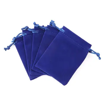 

5Pcs Dungeons And Dragons Dice Bag Velvet Drawstring Bags Tarot Card Jewelry Bag