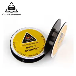 Augvape 152 м/roll Ni80 электронная сигарета нагревательная проволока для RDA RTA распылитель для DIY Готовые катушки хромоникелевая проволока