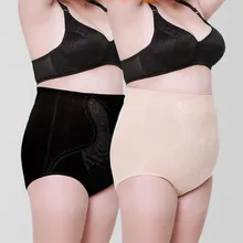 Женское нижнее белье размера плюс 5XL с завышенной талией, штаны для живота, утягивающее белье для похудения и коррекции фигуры, Корректирующее белье