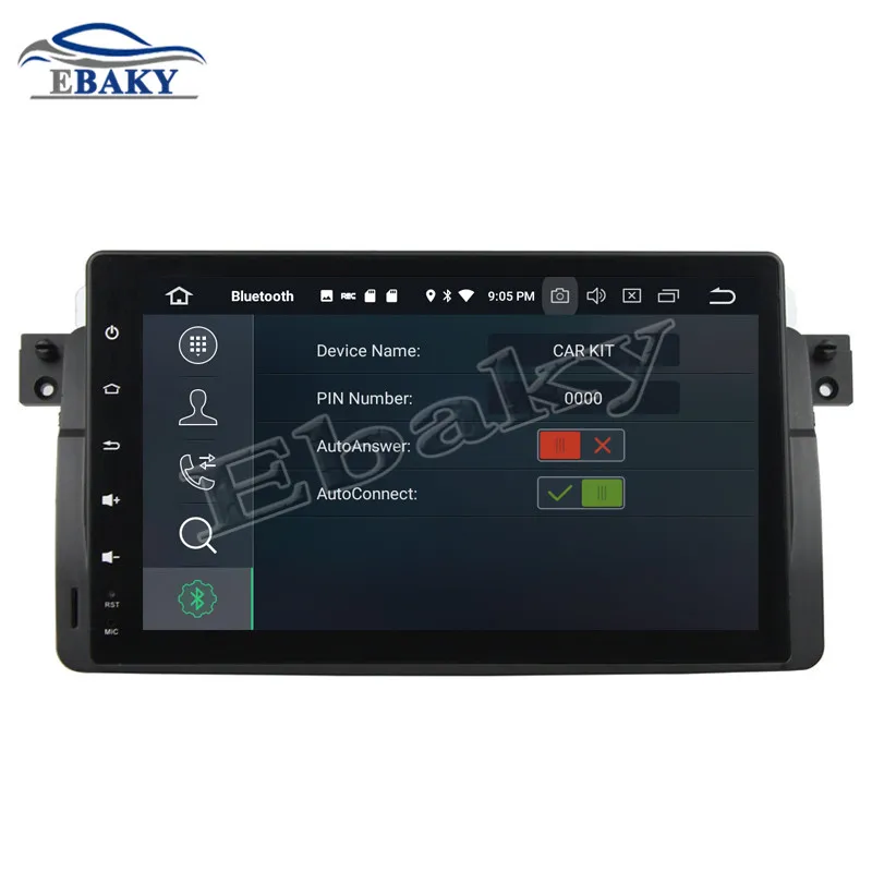 Clearance NaviTopia 9inch 4GB RAM 64GB ROM Octa Core Android 9.0 Car DVD Radio for BMW E46/M3(1998-2005) with GPS/WIFI/Bluetooth 20