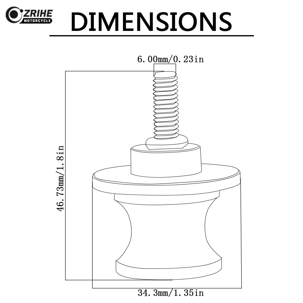 6 8 10 мм аксессуары для мотоциклов маятник Катушки слайдер стенда винты Honda VFR NC 700