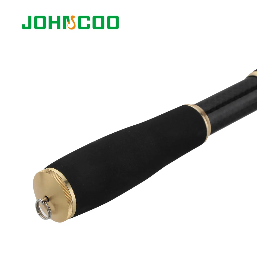 JOHNCOO 1,8 2,1 2,4 2,7 3,0 м солдатская телескопическая удочка супер короткая спиннинговая удочка для соленой воды волокно удочка для путешествий