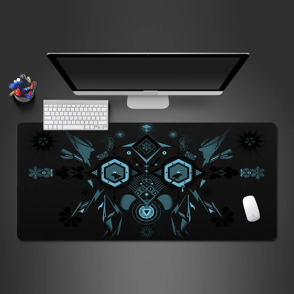 

Super Hot Cerulean Office Pad Best Selling Gaming Mouse Pad Mat XXL Stitched Edges Waterproof Rubber Mousepad Keyboad Mat