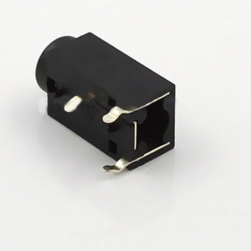 30pcs Jack 3 5mm Audio Connector Three pin Plug Headphone Jack PJ 312 Plug type Plastic Head Switch