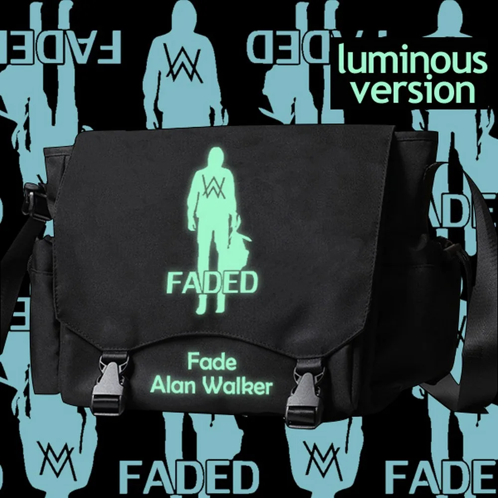 Fade Luminous 02 MeanCat шведский DJ проигрыватель Avicii Cross Body LE7ELS Ultra Records сумка-мессенджер Avicii со светящимися вставками для любителей коллекции - Цвет: Fade Luminous 02