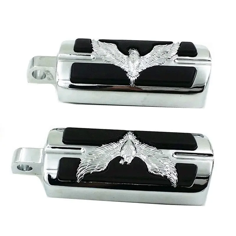 2x Подножки подножки для мужчин крепление мотоцикла для Harley Dyna Electra Glide Fatboy Road Glide FLHR Chopper Bobber - Цвет: A
