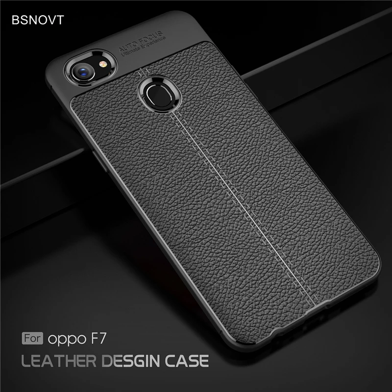 

BSNOVT For Oppo F7 Case OPPO F7 Cover Shockproof Luxury Leather TPU Back Case For Oppo F7 F 7 Funda Capa Shell 6.23 inch