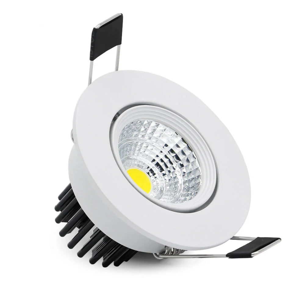 10 шт./лот AC85-265V 5wled светильники dimmable удара RA80