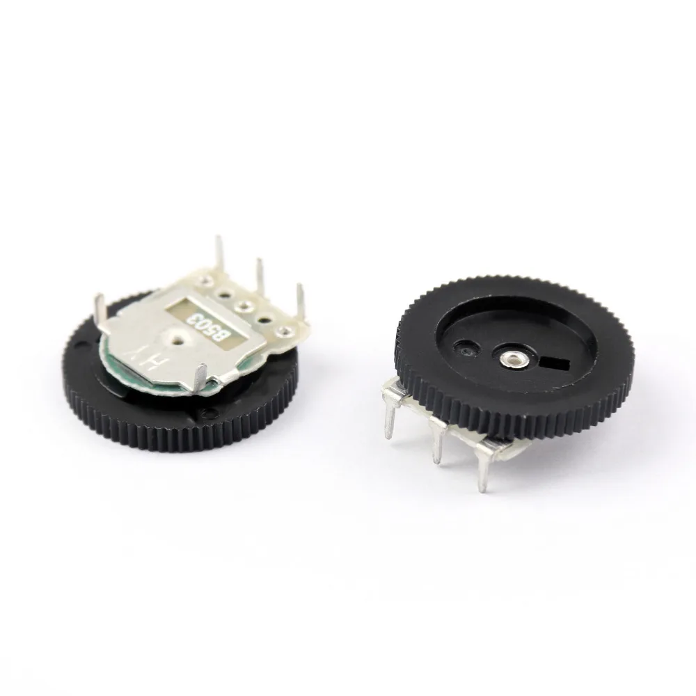 Areyourshop B503 16x2 мм 50 К Ом одного набора конус объем колеса дуплекс потенциометра 5/20 шт. 3-Булавки оптовая продажа Настенные переключатели