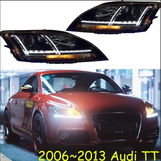 Видео дисплей, 2006~ 2013 TT головной светильник,(не подходит для оригинального автомобиля с функцией AFS!), TT противотуманный светильник, автомобильные аксессуары; TT задний светильник - Цвет: 2pcs per set