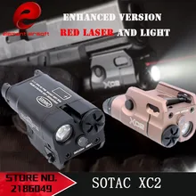 Элемент XC2 лазерный свет компактный пистолет с фонариком с Red Dot лазерный тактический светодиодный мини белый свет 200 люмен Airsoft Flashligh