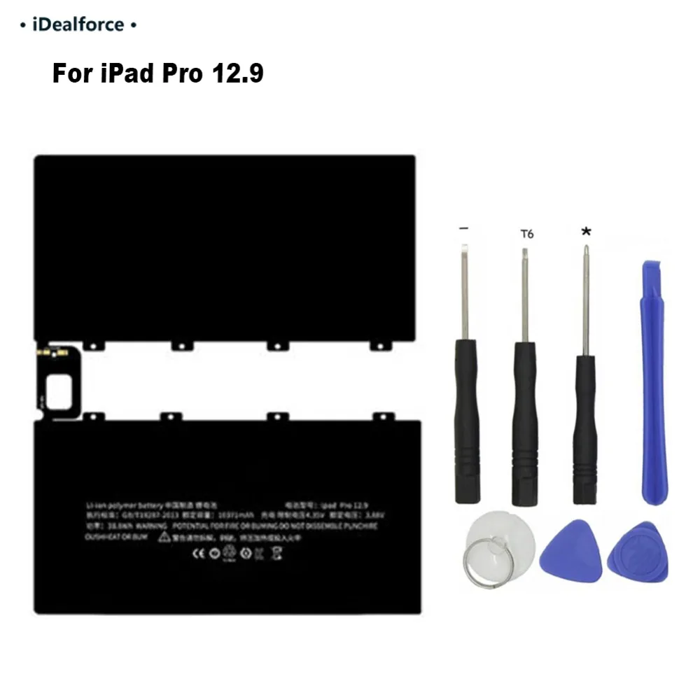 

High Quality Internal Replacement Li-ion 10307mAh Battery For iPadPro12.9 Tablet Batteries with tool kit A1584 A1652 A1577