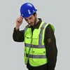 High visibility workwear safety vest logo printing workwear safety gilet Security waistcoats with reflector stripes New arrival ► Photo 2/6