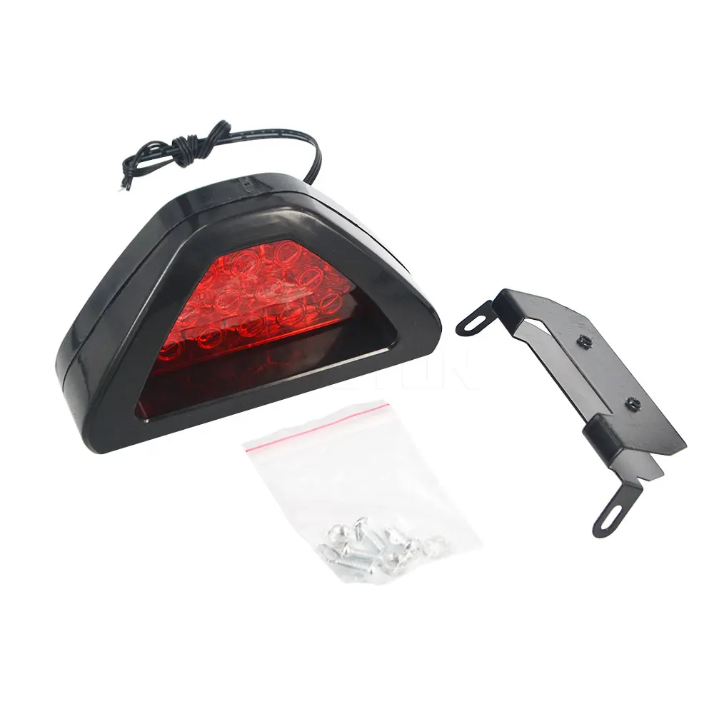 Universal 12V Led Brake Stop Light Triangle 12 LED Car Rear Tail Reverse Safety Strobe Lamp Fog light Warning lamp | Автомобили и