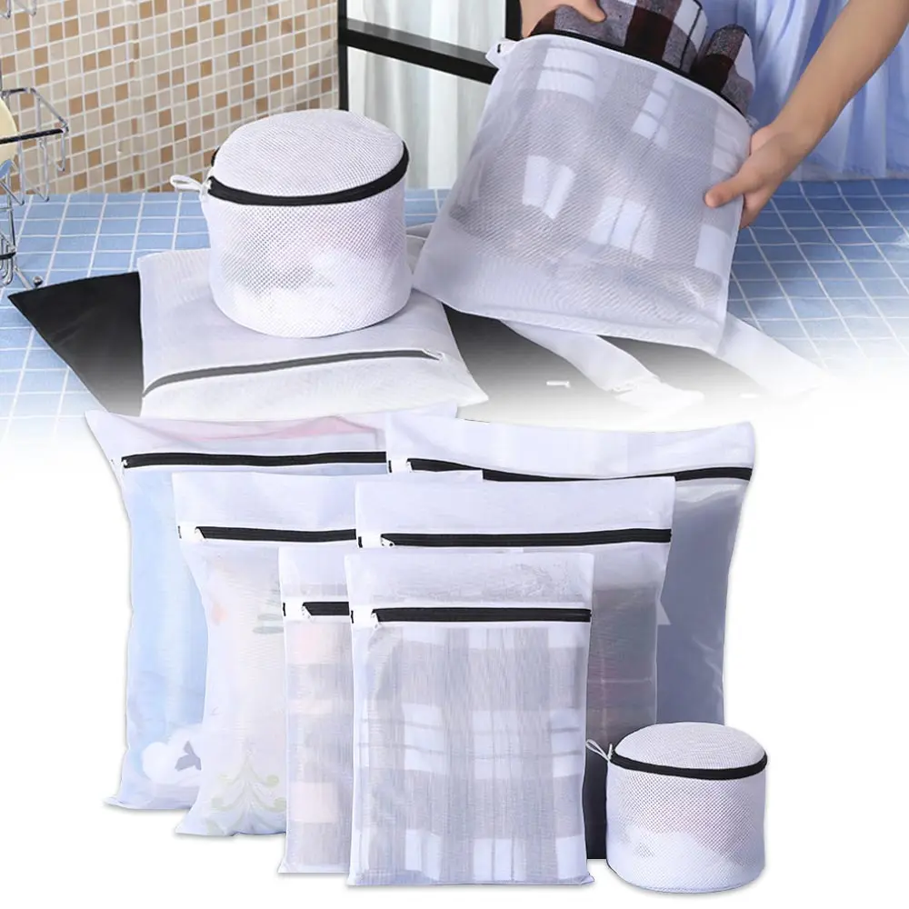 1Set/4/6/7PCS Washing Home Use Underwear Bra Wash Bag Thickening Fine Mesh Laundry Bag Machine Wash Special Mesh