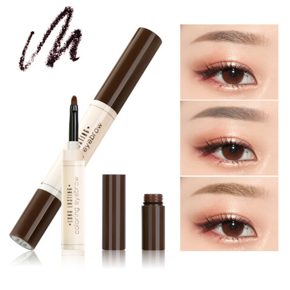 

New Natural Makeup Eyebrow Pencil Professional Brow Tint Tattoo Paint Cream Wax Waterproof Eyebrow Brush Pen Brow Tint TSLM1