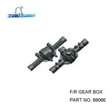 HSP RC CAR SPARE PARTS ACCESSORIES 68066 F/R GEAR BOX FOR HSP 1/10 ROCK CRAWLER MODEL 136100