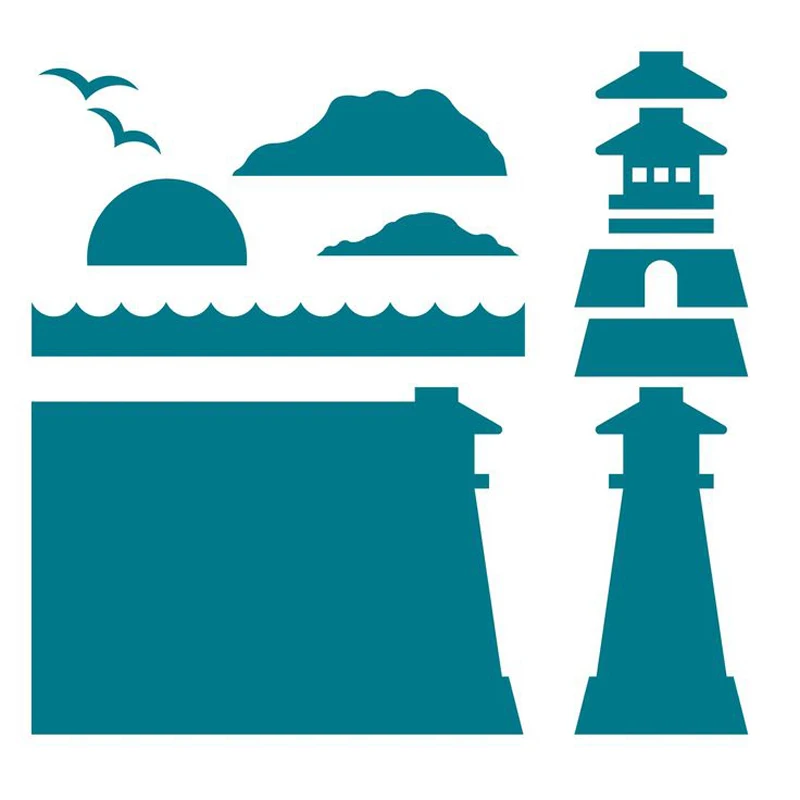 

Metal Cutting Dies New 2019 bird lighthouse Stitch Stencils for DIY Scrapbooking Paper Card making Decor Craft Embossing Dies