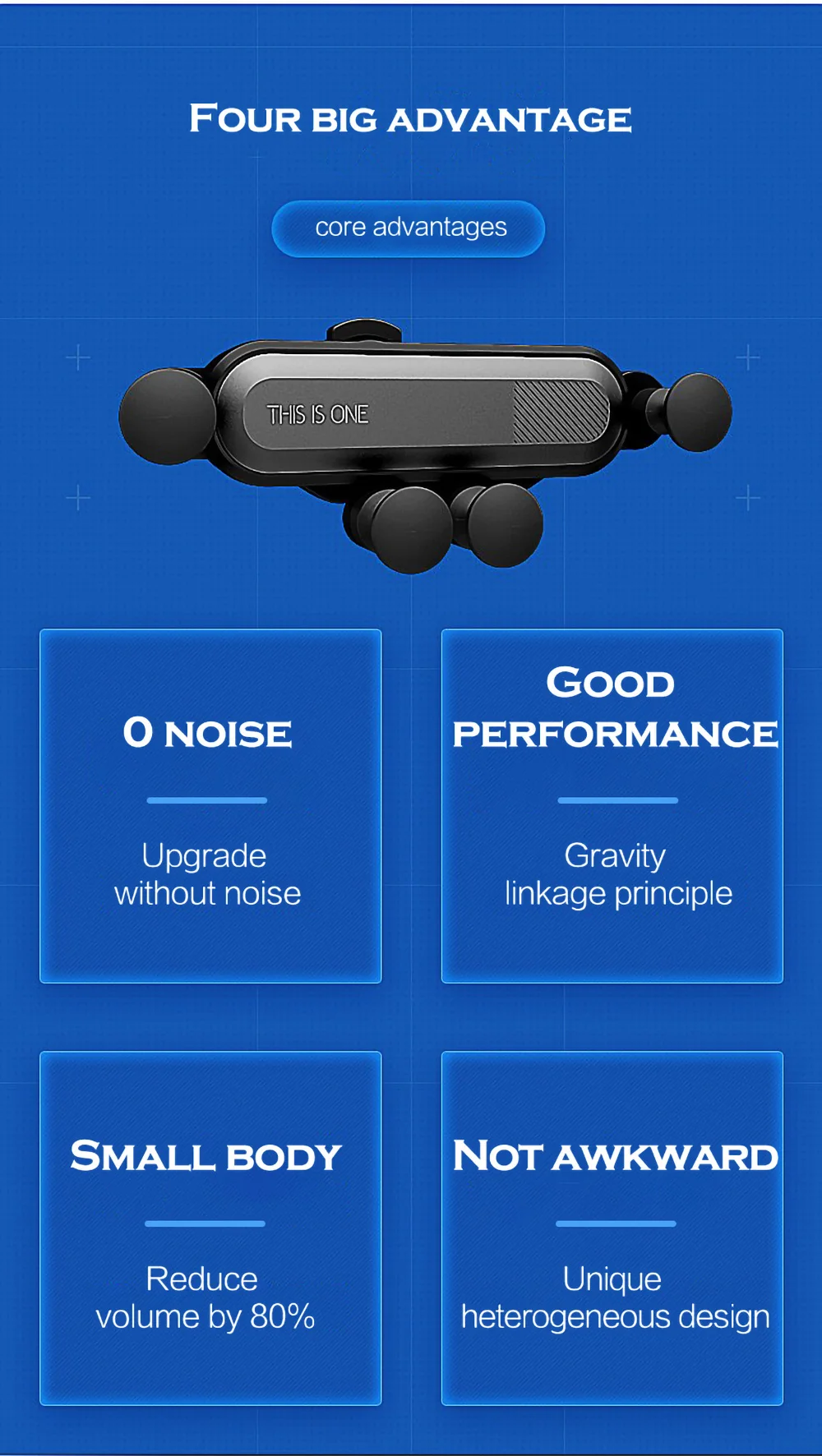 Универсальный Автомобильный держатель для телефона для iphone huawei samsung android Gravity Air Vent Автомобильный держатель для мобильного телефона авто-захват