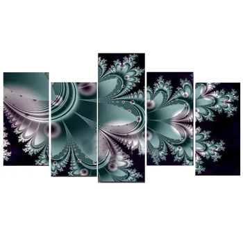 

5pcs/set Full square Diamond Painting Cross Stitch Abstract Feather,5D Diamond Mosaic Embroidery feather Home Decoration gift