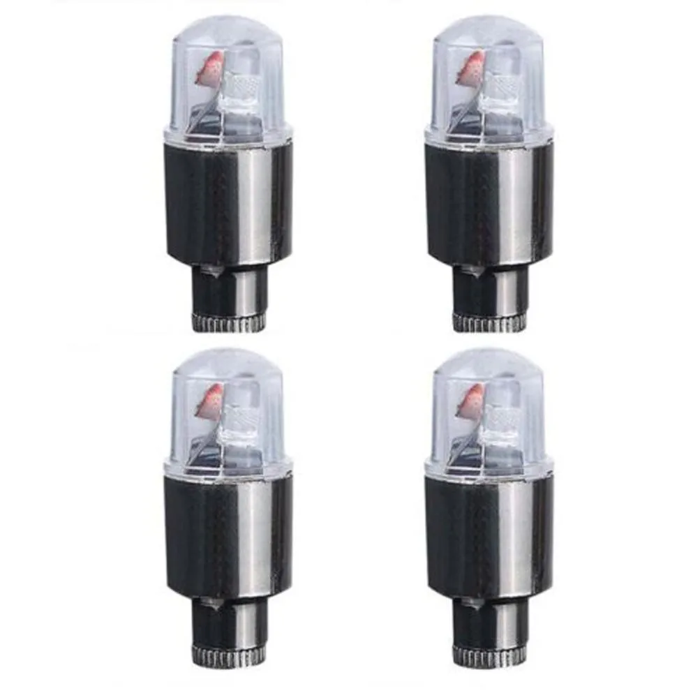 Excellent 2X Bike Car Motorcycle Wheel Tire Tyre Valve Cap Neon LED Flash Light Lamp Hot Mountain Road Bike Bicycle Light safety nighttime 2
