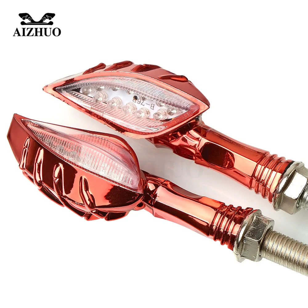 Motorcycle Turn Signals Light 12V LED Tail Lights Blinker Lamp For