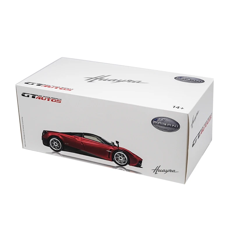 1:18 Масштаб литой под давлением металлический спортивный автомобиль модель игрушки для Pagani автомобиль Automobili Huayra литой суперавтомобиль модель игрушки с оригинальной коробкой