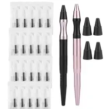 Ручные брови, подводка, губы ручка для микроблейдинга Полупостоянный Макияж инструмент татуировки поставки татуировки ручка с иглами