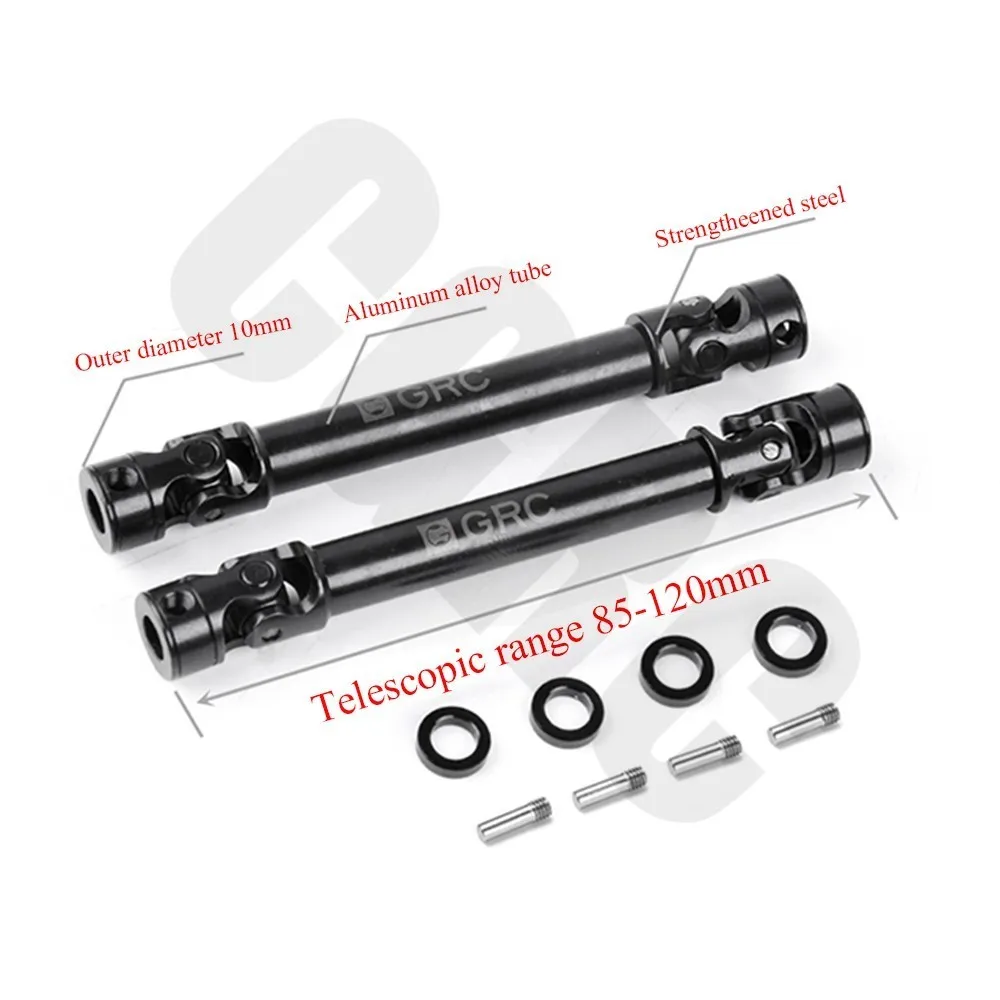 1 пара усиленная сталь CVD трансмиссионный вал универсальный шарнир для 1/10 RC Гусеничный автомобиль MST CFX JIMNY